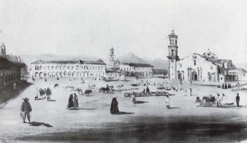 Johann Moritz Rugendas Marktplatz von Cordoba